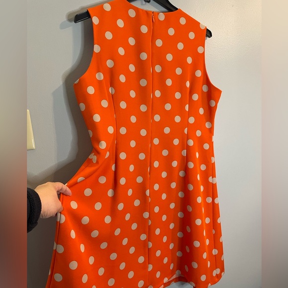 VOIR VOIR Orange With Cream Polka Dot SZ/16 - Picture 6 of 7